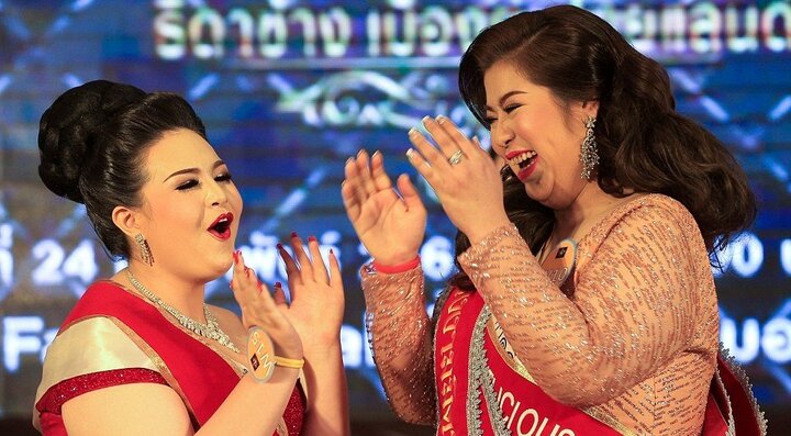 Cô gái 105 kg đăng quang Hoa hậu ở Thái Lan