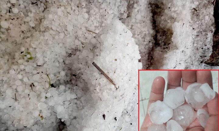 Mưa đá bất thường kèm giông lốc trên cao nguyên đá Hà Giang