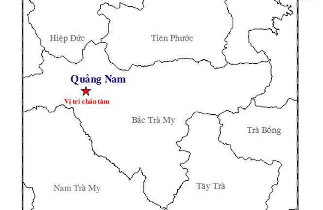 Động đất 3,4 độ richter tại Quảng Nam, gần 30 nhà dân bị nứt