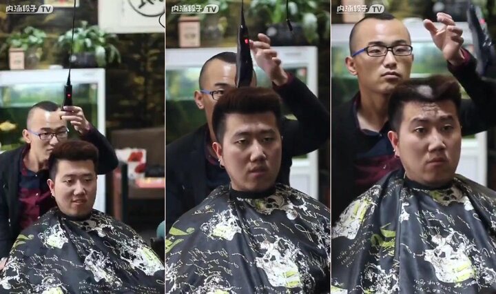 Clip: Cắt tóc bằng tông đơ theo cách sáng tạo và cái kết đắng