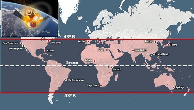 Tàu không gian nặng 8,5 tấn của Trung Quốc có thể sắp rơi xuống Mỹ