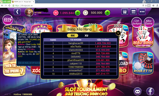 Cận cảnh Rikvip sòng bài online lớn nhất nhì Việt Nam: Tiền thật đánh bài 'ảo'