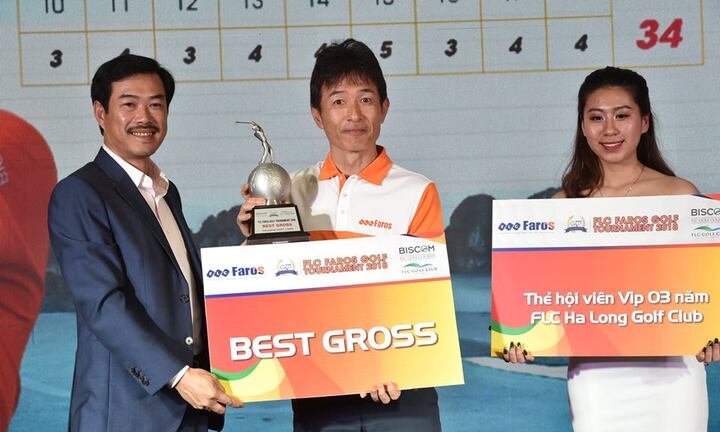 Golfer người Nhật vô địch FLC Faros Golf Tournament 2018