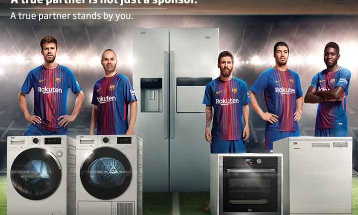 Beko mở rộng hợp đồng, trở thành đối tác chính trên toàn cầu của Barcelona
