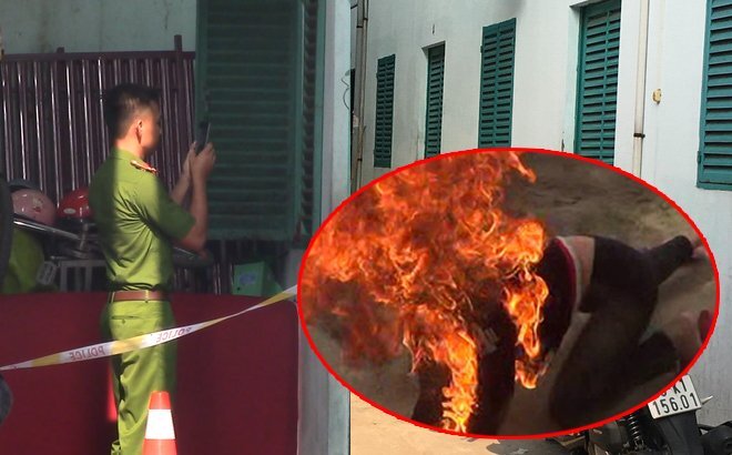 Cặp vợ chồng bốc cháy trong phòng trọ khóa cửa ở Bình Dương: Nghi vấn do ghen tuông