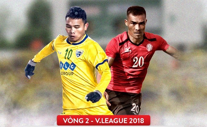 Video trực tiếp FLC Thanh Hóa vs TP.HCM vòng 2 V-League 2018