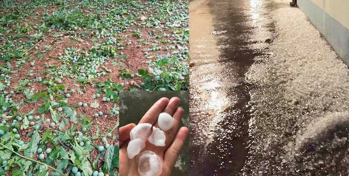 Gió lốc kèm mưa đá bất thường càn quét, tàn phá Sơn La, Bắc Kạn