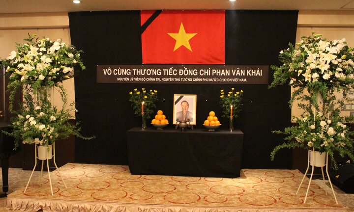 Lễ viếng nguyên Thủ tướng Phan Văn Khải tại Nhật Bản
