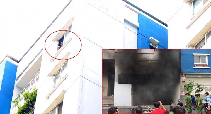 Chung cư Carina ở TP.HCM cháy trở lại sau 8 tiếng: Hai cụ già mắc kẹt hoảng loạn cầu cứu