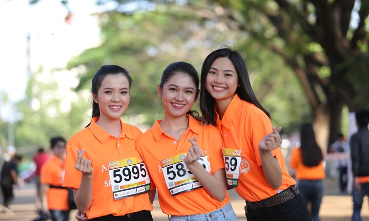 Những bóng hồng rạng rỡ trên đường chạy Việt dã Tiền Phong 2018