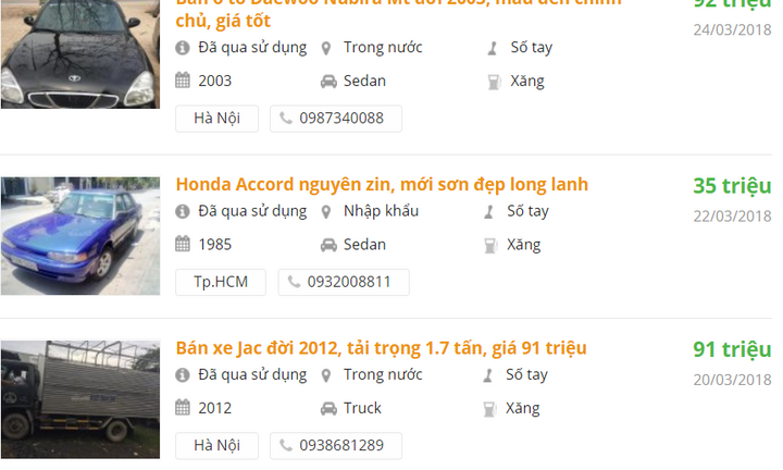 Người Việt săn lùng những mẫu ô tô giá siêu rẻ, dưới 150 triệu đồng để chạy Uber/Grab