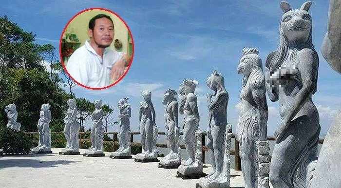 Tác giả tượng 12 con giáp: 'Diễn tả bộ phận sinh dục là lẽ đương nhiên của tác phẩm nghệ thuật thuần khiết'