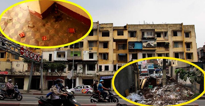 Video: Kinh hãi bao cao su đã sử dụng, rác thải ngập ngụa trong chung cư mặt phố Hà Nội