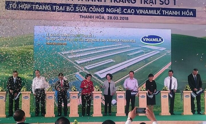 Vinamilk khánh thành Trang trại số 1 thuộc Tổ hợp trang trại bò sữa công nghệ cao Vinamilk Thanh Hóa