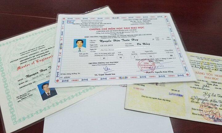 Tiến sĩ rởm dùng hàng loạt bằng giả xin việc ở Đà Nẵng