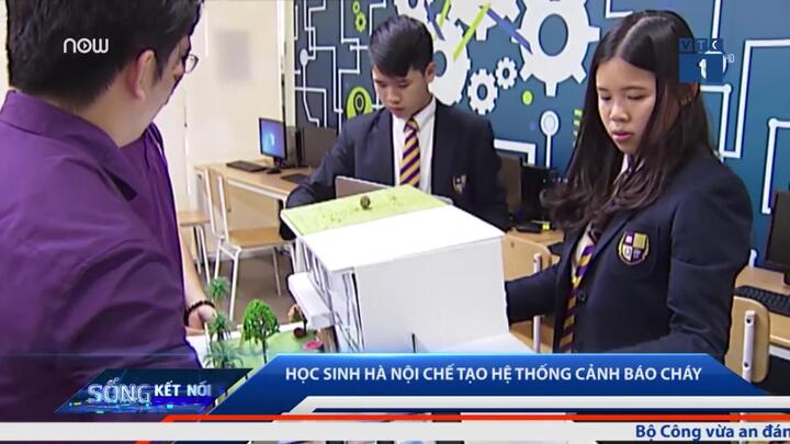 Nhóm học sinh cấp 2 chế tạo hệ thống phòng cháy thông minh