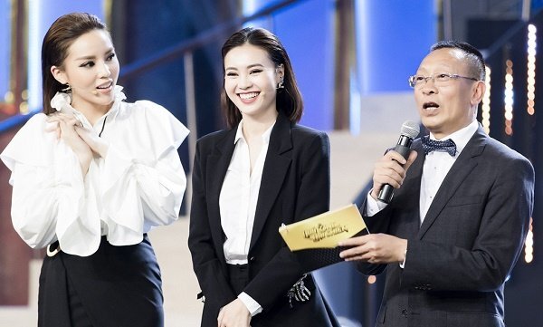 Hoa hậu Kỳ Duyên phấn khích khi được làm việc với MC Lại Văn Sâm