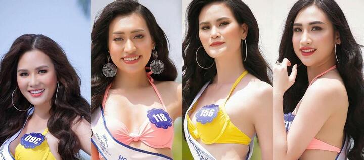 Dàn thí sinh Hoa hậu Biển VN ‘đốt mắt’ người xem trong trang phục bikini