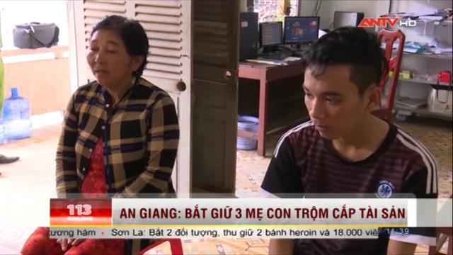 Không có tiền tiêu xài, 3 mẹ con đưa nhau đi ăn trộm