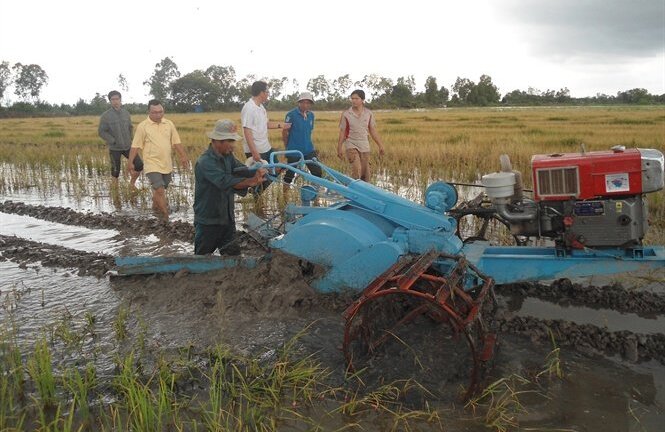 Sáng chế máy vun luống trồng dưa hấu