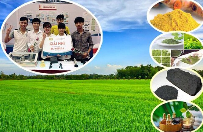 Xà phòng đen từ vỏ trấu