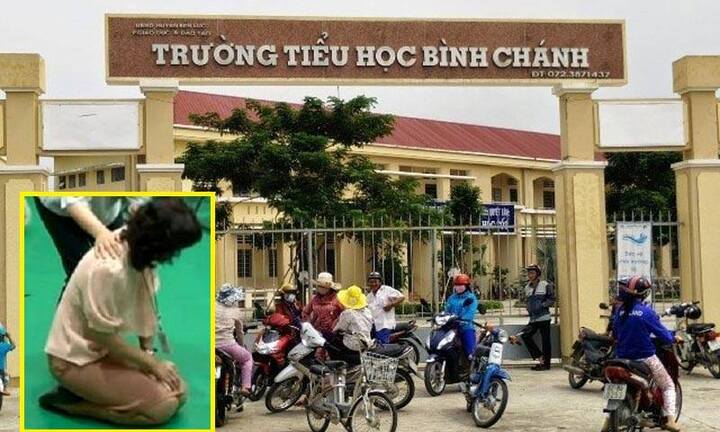 Cô giáo quỳ xin lỗi phụ huynh ở Long An: Chiều nay họp xem xét kỷ luật hiệu trưởng