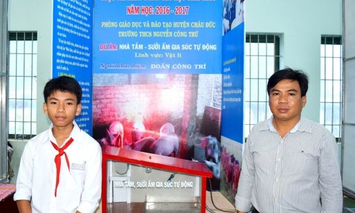 Doãn Công Chí và giải pháp mang tên 'Nhà tắm, sưởi ấm gia súc tự động'