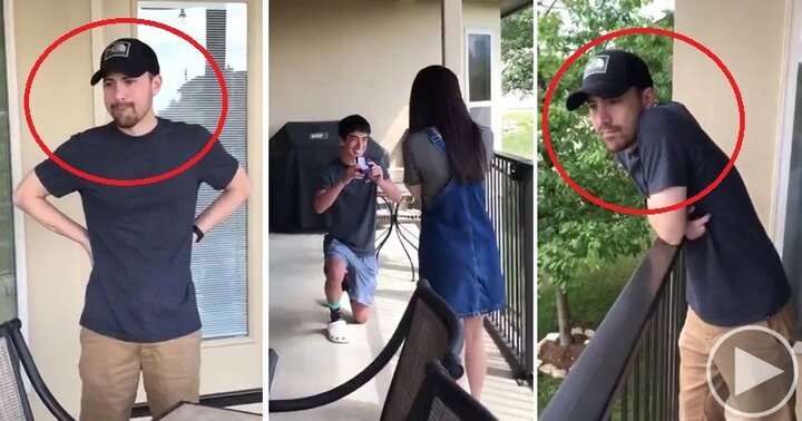 Clip: Ông bố gây sốt với biểu cảm 'hờn cả thế giới' khi con gái được cầu hôn