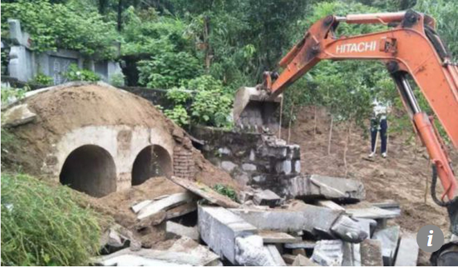 Trung Quốc: Phá hủy 70.000 ngôi mộ xây trái phép trên đất công