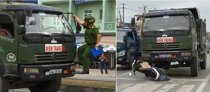 Tài xế xe tải tông xe CSGT: Công an Hải Phòng thông tin chính thức