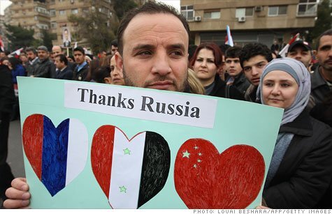 Cư dân vùng xảy ra nghi án tấn công hóa học ở Syria chào đón các lực lượng Nga