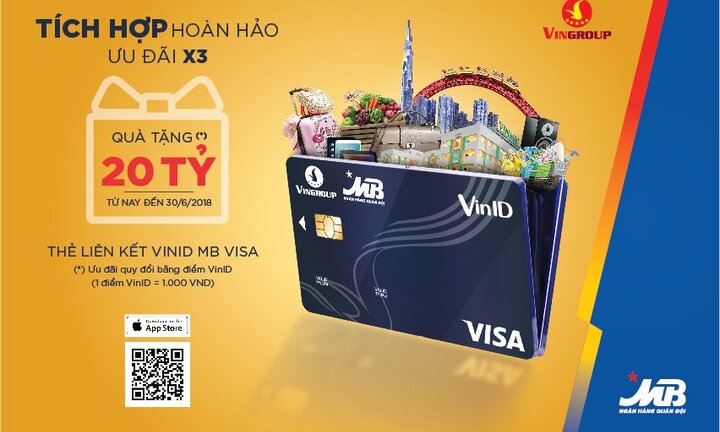 Ra mắt thẻ liên kết VinID-MB Visa
