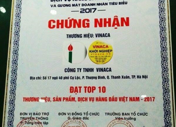 Thực hư thông tin công ty thuốc ung thư giả Vinaca mua giải thưởng giá 5-10 triệu đồng