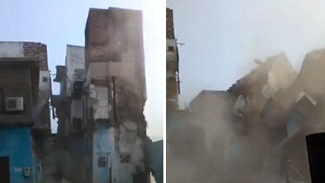 Clip: Hàng ngàn con chuột đục khoét móng, nhà 3 tầng đổ sập trong vài giây