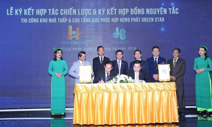 Hòa Bình ký kết hợp tác chiến lược với Hưng Lộc Phát