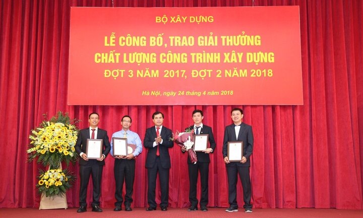 5 công trình của Hòa Bình nhận Giải thưởng Công trình xây dựng chất lượng cao