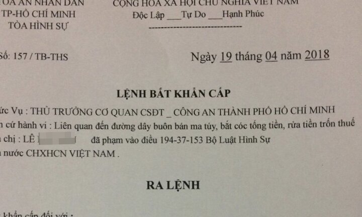 Giả công an, dùng lệnh bắt khẩn cấp rởm, lừa chiếm đoạt 1 tỷ đồng