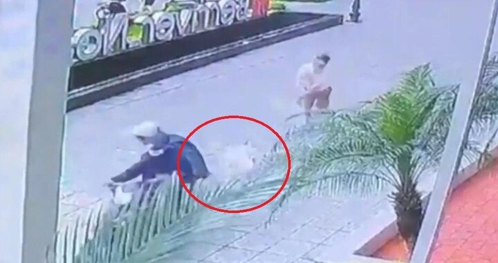 Clip: 'Cẩu tặc' cướp chó, kéo lê chủ cả chục mét trước sảnh chung cư Hà Nội