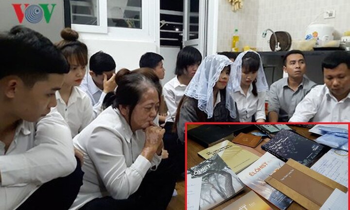 Bắt quả tang 12 người 'Hội Thánh Đức Chúa Trời Mẹ' truyền đạo trái phép