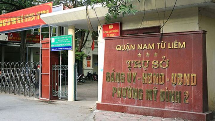 Đình chỉ công tác chủ tịch UBND phường Mỹ Đình 2 Hà Nội
