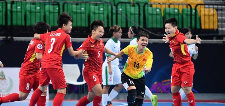 Hạ Indonesia, tuyển Futsal nữ Việt Nam vào bán kết châu Á