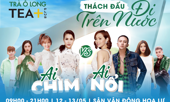 Sao Việt thách đấu nhau đi trên nước tại sự kiện 'TEA+ đi trên nước'