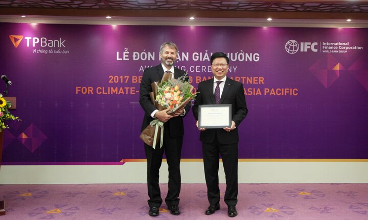 IFC trao giải thưởng danh giá cho TPBank