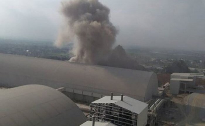 Nổ lớn như bom tại nhà máy xi măng ở Hà Nam