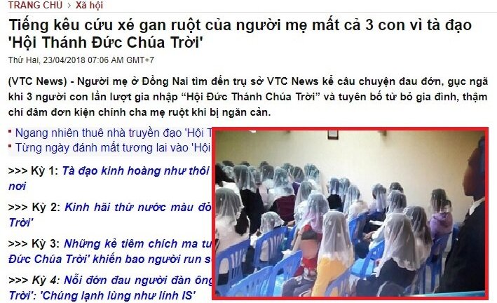 Kêu gọi đối thoại công khai với người đứng đầu Hội Thánh Đức Chúa Trời Mẹ