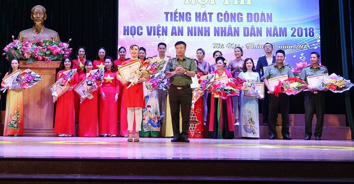 Lộ diện đội thi xuất sắc nhất ‘Tiếng hát công đoàn Học viện An ninh nhân dân năm 2018’