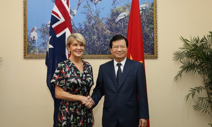 Ngoại trưởng Australia mong muốn làm sâu sắc và hiệu quả quan hệ hợp tác với Việt Nam