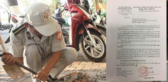 Dân tố cán bộ Kiểm tra quy tắc đô thị vòi vĩnh tiền: Chủ tịch TP Đà Nẵng yêu cầu xử lý