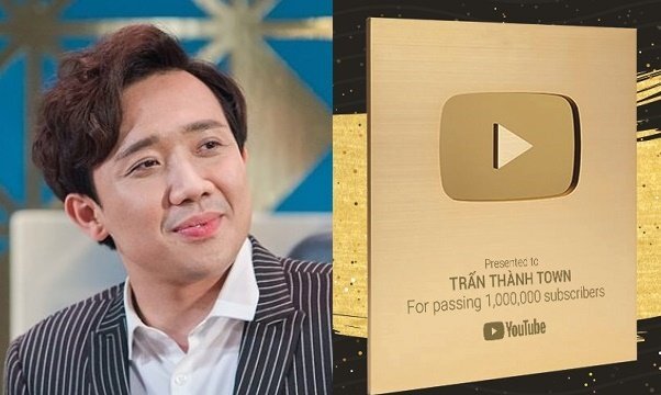 Trấn Thành trở thành nghệ sĩ hài Việt Nam đầu tiên nhận Nút vàng Youtube