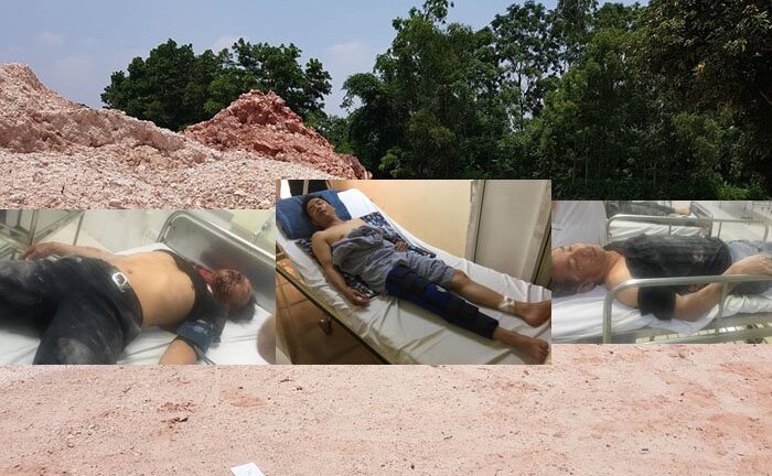 Đi nhờ qua đất của người khác để về nhà, 3 người bị đánh trọng thương